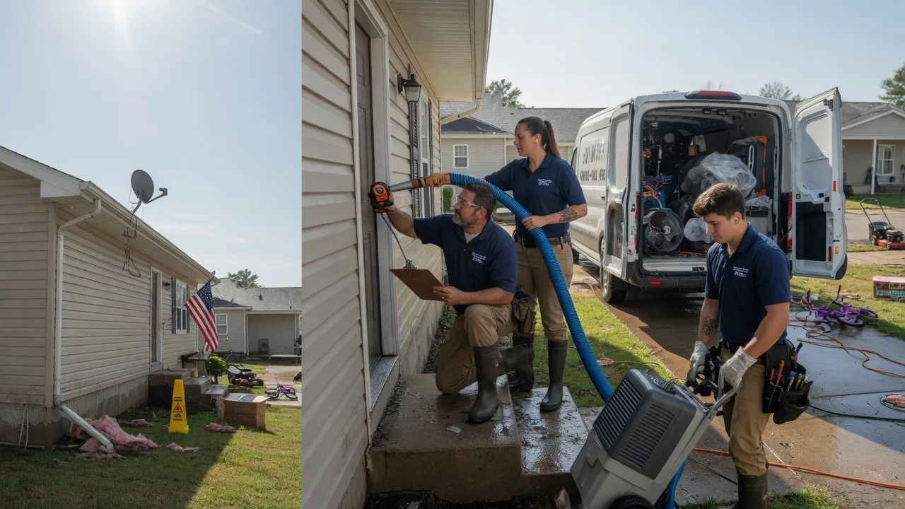 Ceiling Water Damage Restoration in Guy, AR near me